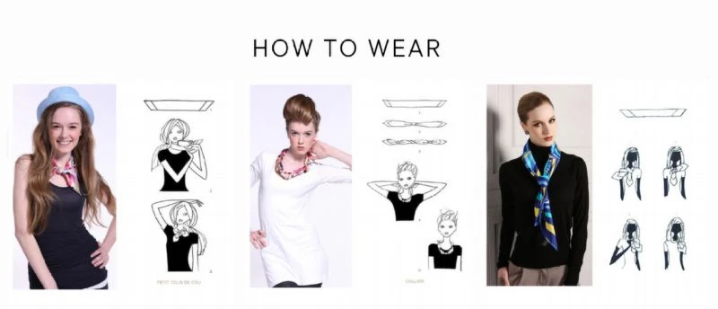 How to wear modal fabric scarf