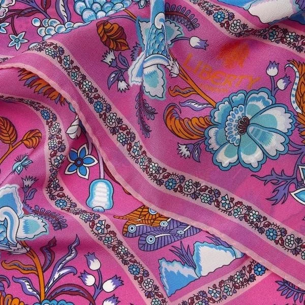 soft crepe de chine silk scarf